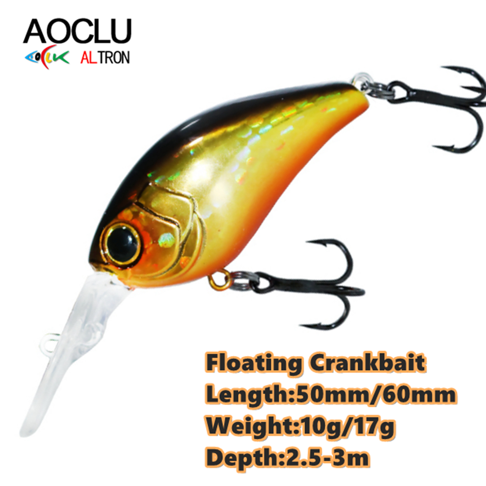 Aoclu-フローティングミノールアー,50mm, 10g, - Fishing Lure Topwater のレビューと価格