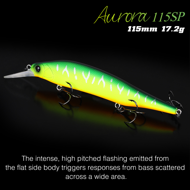 TSURINOYA 115mm 17.2g サスペンディング - Fishing Lure Jerkbait のレビューと価格