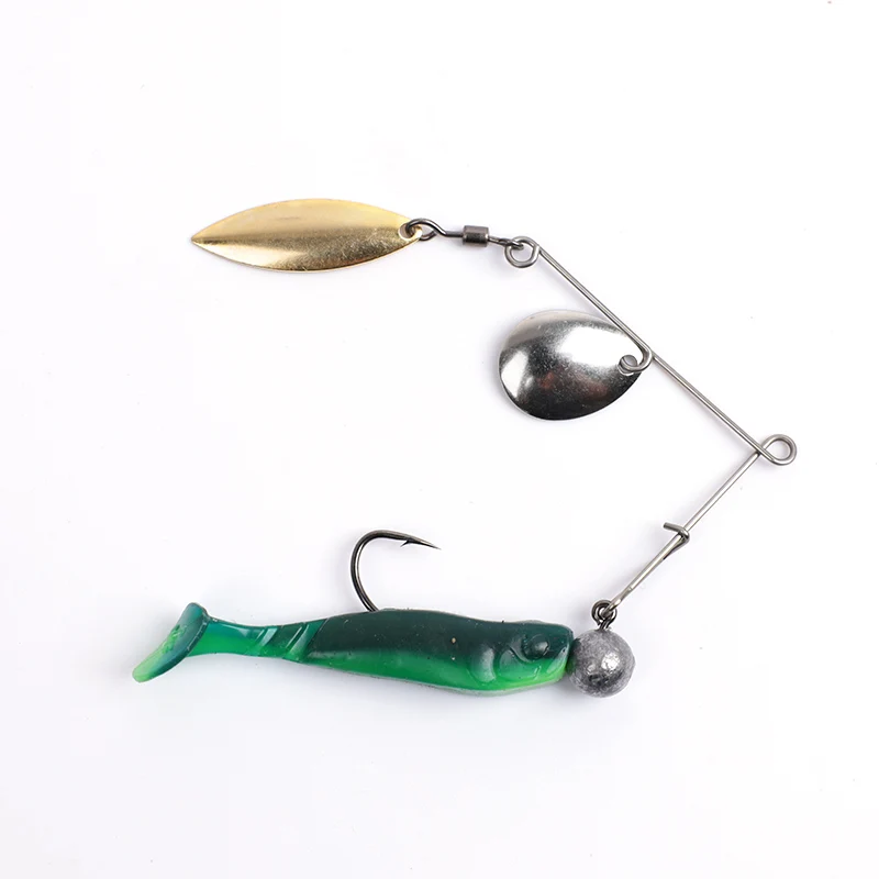 Outkit-釣り用のスプーンタイプの餌,スピナーベイト,シ - Fishing Lure Buzzbait のレビューと価格