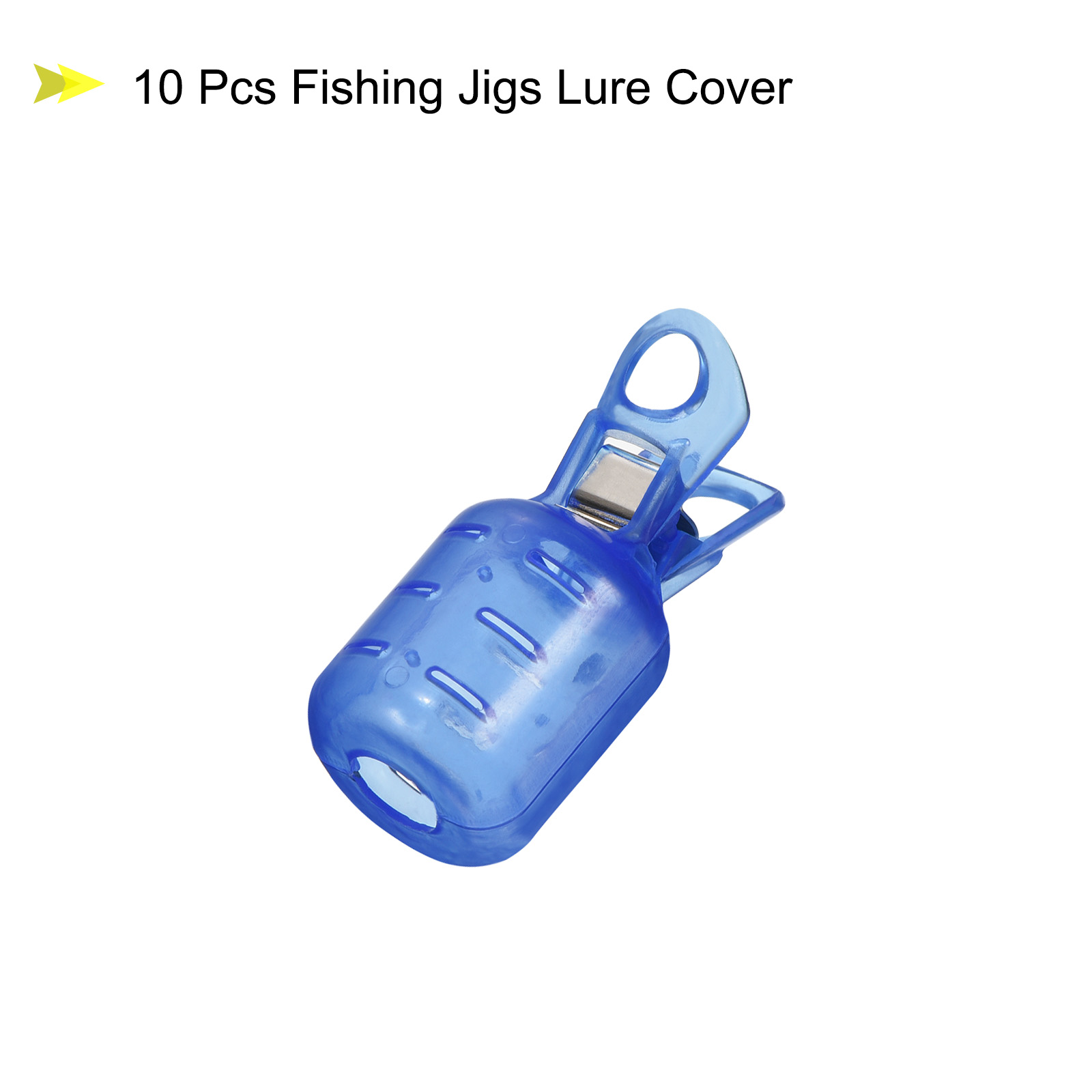 10 個小型イカジグフックプロテクターケース釣りフックカバー - Fishing Lure Kit のレビューと価格