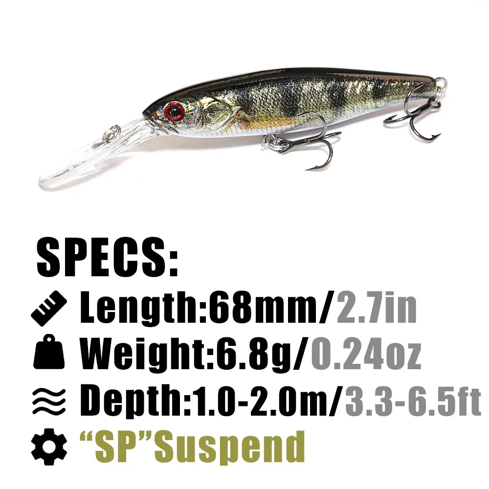B & u-人工釣りルアー,3Dプリント,ミノー,ジャークベ - Fishing Lure Jerkbait のレビューと価格