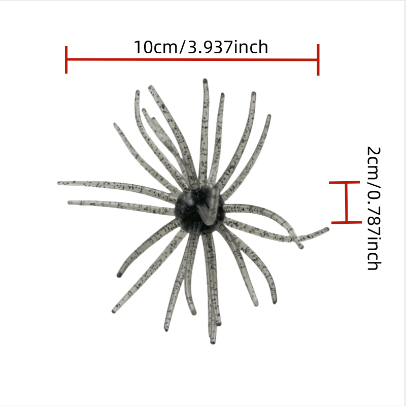 Luretv-ウニ用のソフトベイト,水玉,黒の穴,野生釣り - Fishing Lure Topwater のレビューと価格