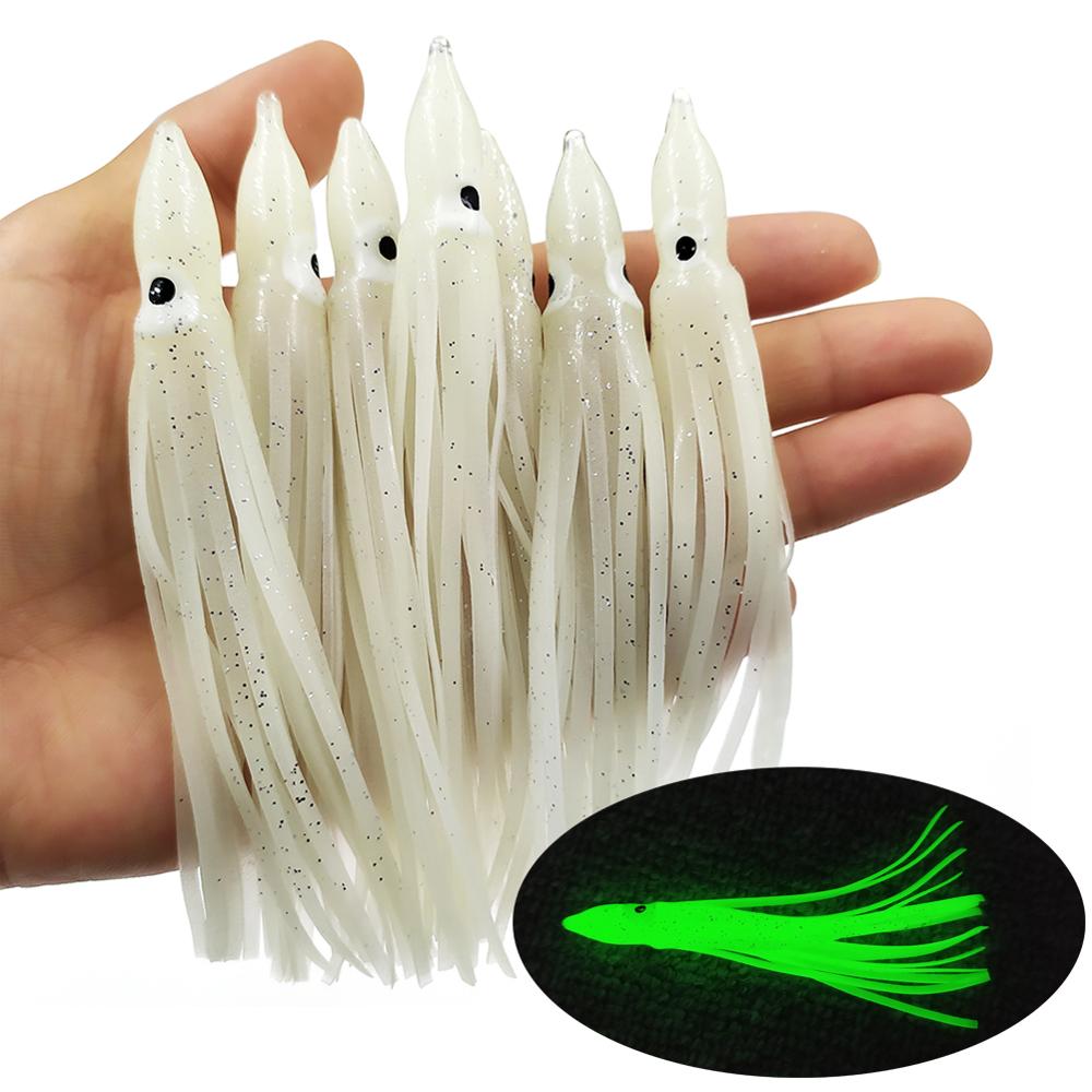 20個入り 光る オクトパス ソフト イカ型ルアー 夜釣り用 - Fishing Lure Buzzbait のレビューと価格