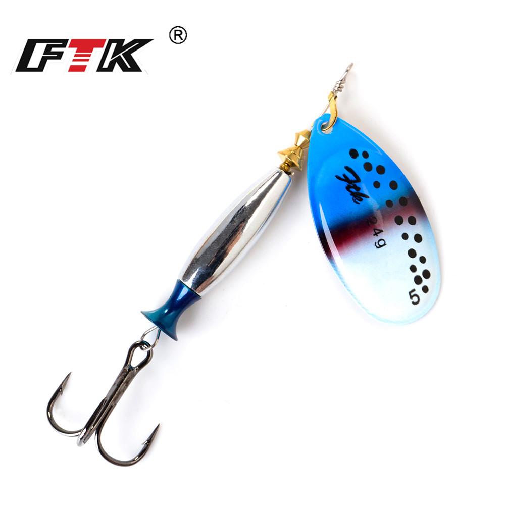 FTK 18g 24g スピナーベイト ハードスプーン バス - Fishing Lure Spinnerbait のレビューと価格
