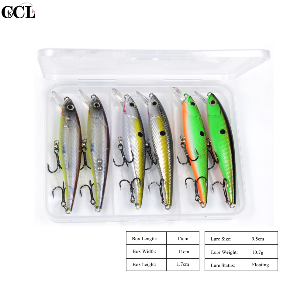 CCLTBA 3 ピース/ロット Customzied 釣り - Fishing Lure Jerkbait のレビューと価格