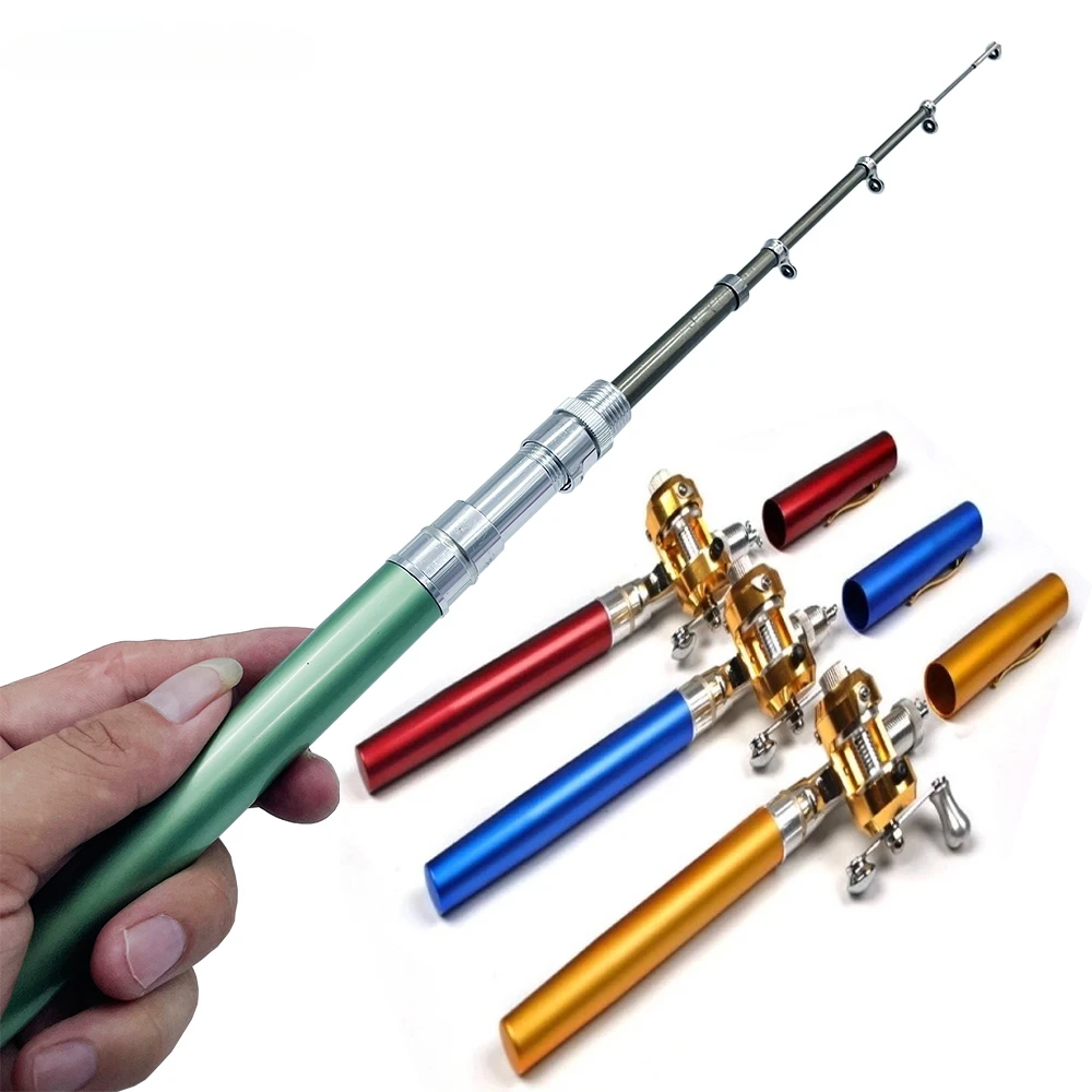 ポータブルポケット伸縮式釣り竿,ペン型釣り竿,リール,ライン - Penn Reel Fierce のレビューと価格