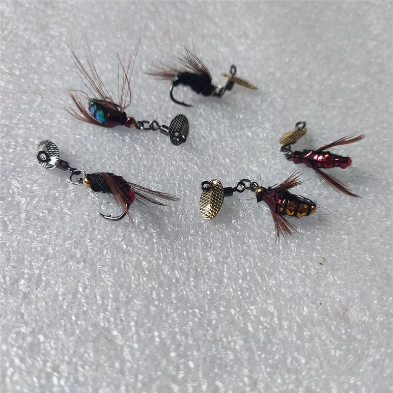 T34C スパンコールルアーベイト人工フライフックマイクロオ - Fishing Lure Accessories のレビューと価格