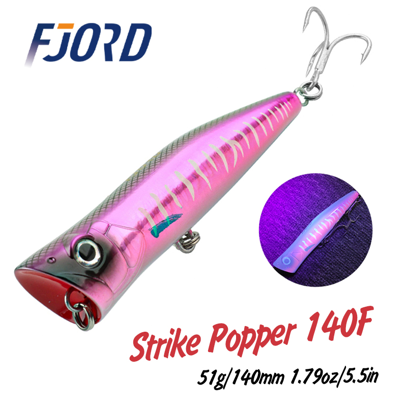 フィヨルド 140 ミリメートル 51 グラムポッパー釣りル - Fishing Lure Buzzbait のレビューと価格