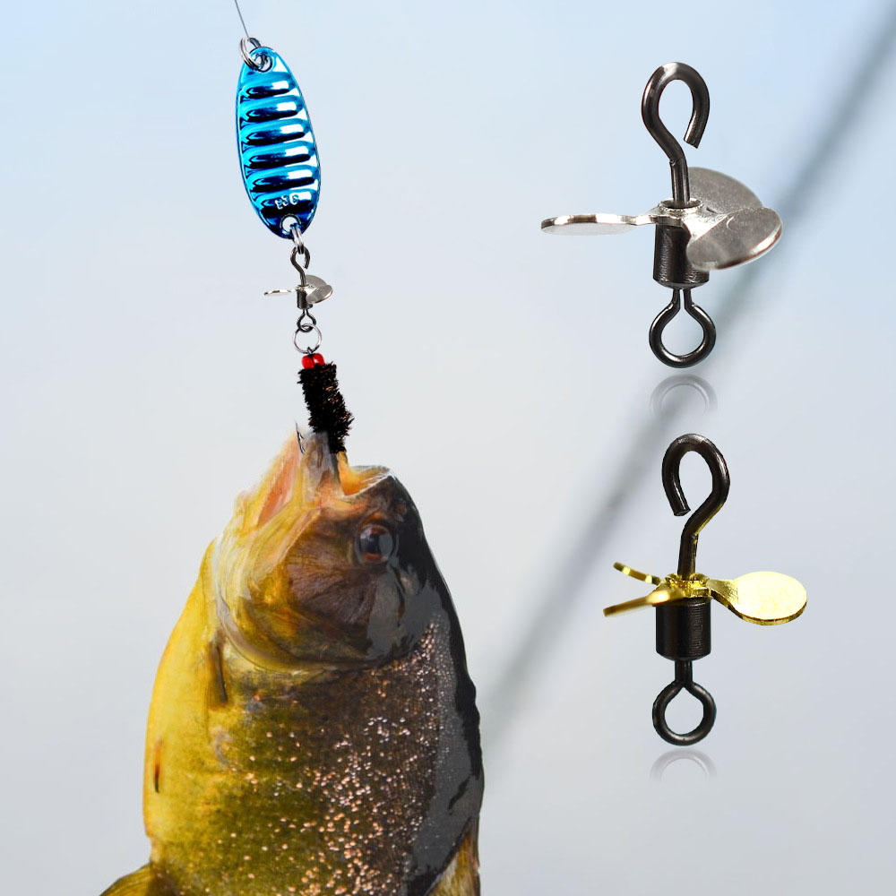 20 個スパイラルブレード釣りプロペラアクセサリー、混合色鉄 - Fishing Lure Kit のレビューと価格