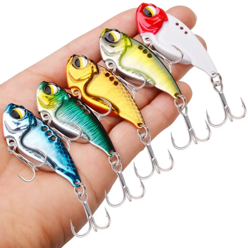 VIB スプーン釣りルアー 5 グラム 9 グラム 12 グ - Fishing Lure Spinner のレビューと価格