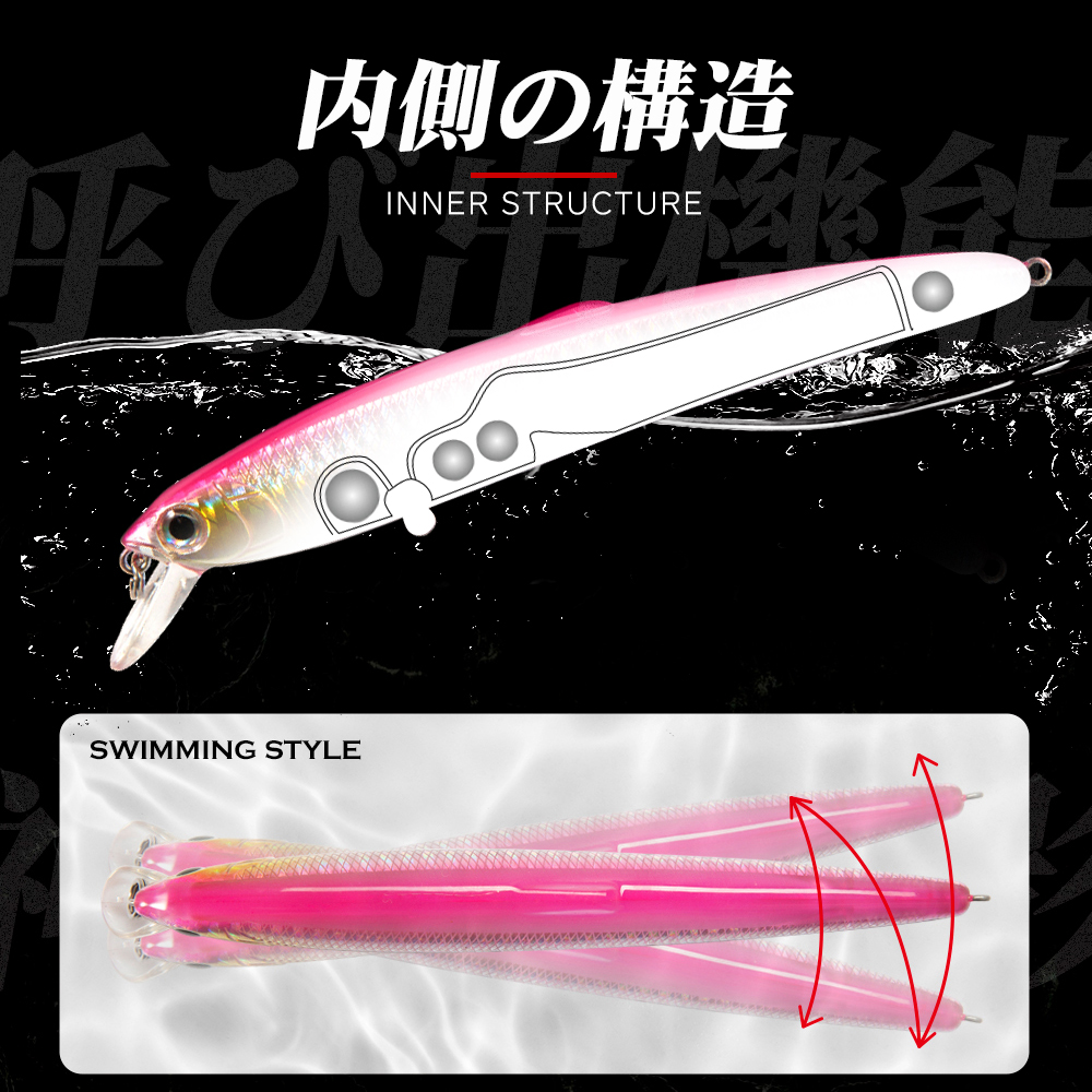ハントハウス サルナ ミノー ジャークベイト フローティング - Fishing Lure Jerkbait のレビューと価格
