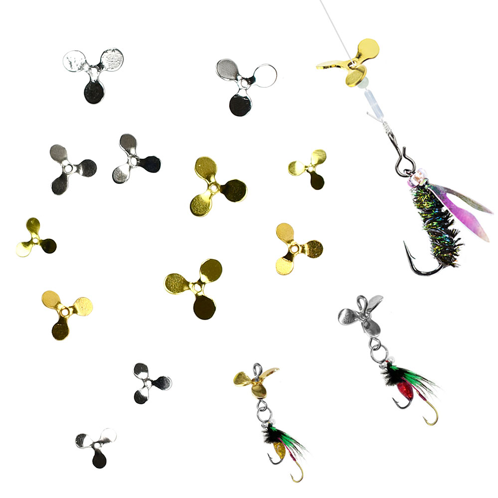 20 個ターボプロップスピナー 3 ブレードプロペラトップウ - Fishing Lure Blade Bait のレビューと価格