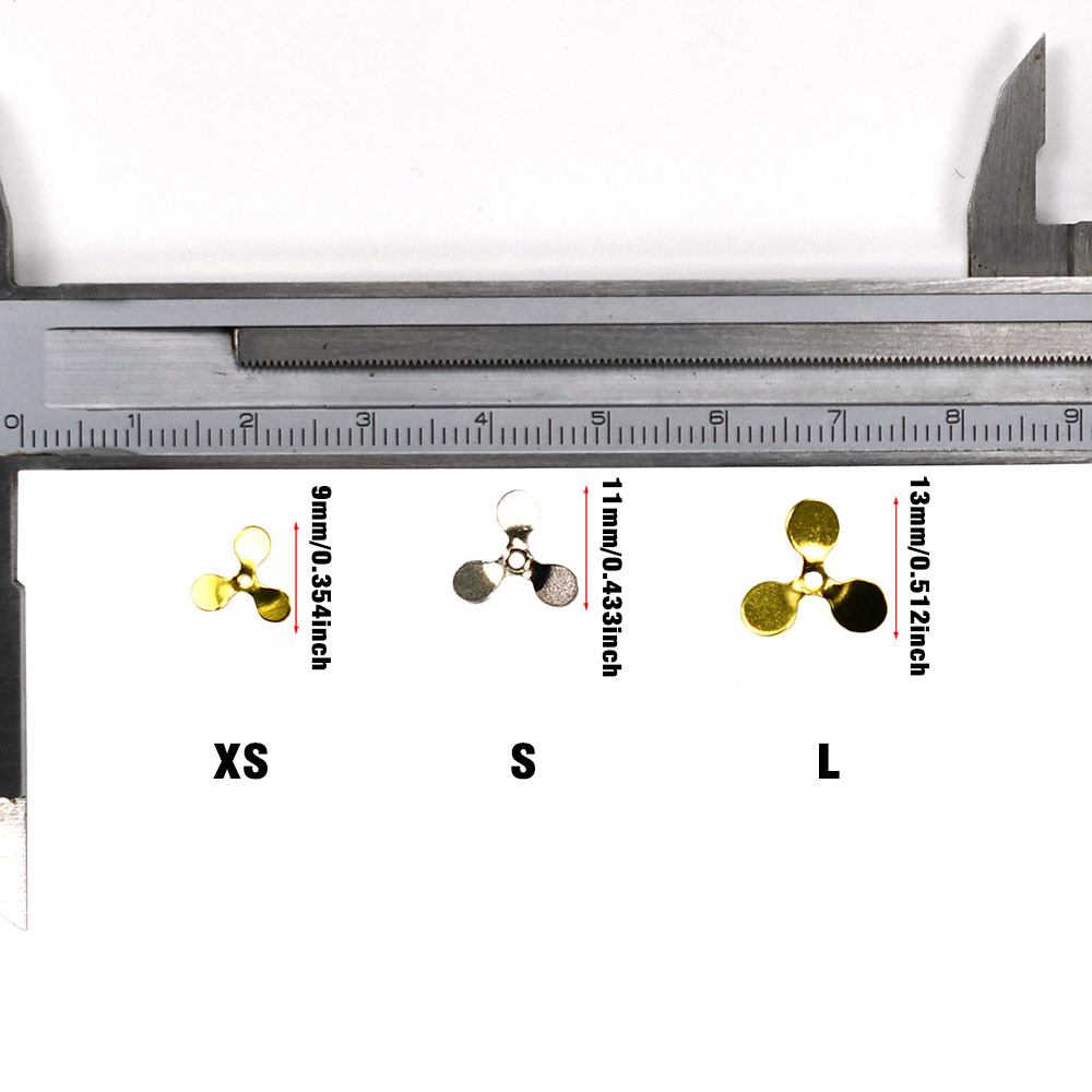 20 個ターボプロップスピナー 3 ブレードプロペラトップウ - Fishing Lure Blade Bait のレビューと価格
