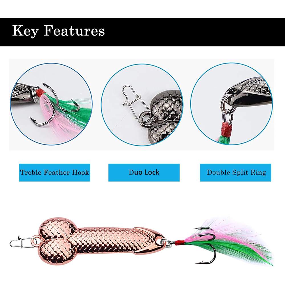 メタルペニス型VIBフィッシングルアー 3g 7g 11g  - Fishing Lure Blade Bait のレビューと価格
